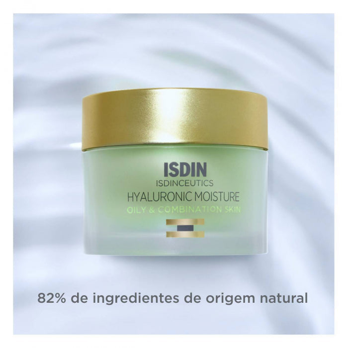 ISDIN Creme Anti-Idade para Pele Oleosa Isdinceutics Hyaluronic Moisture Oily Skin
