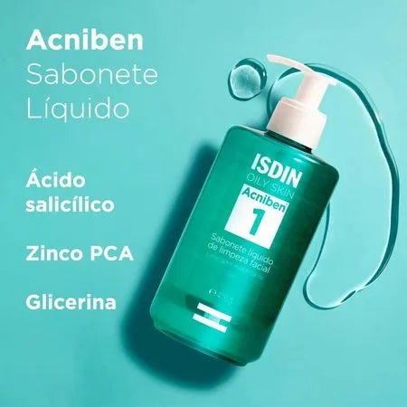 ACNIBEN® Gel Limpeza Matificante (Rosto e Corpo)