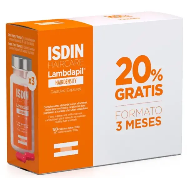 LAMBDAPIL Cáps para aumentar a densidade capilar - 120caps