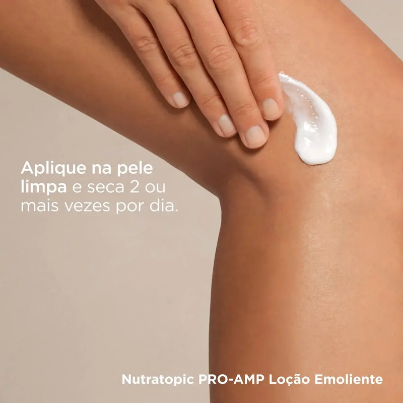 Nutratopic Pro-AMP Loção corporal Hidratação para Pele Atópica 400ml