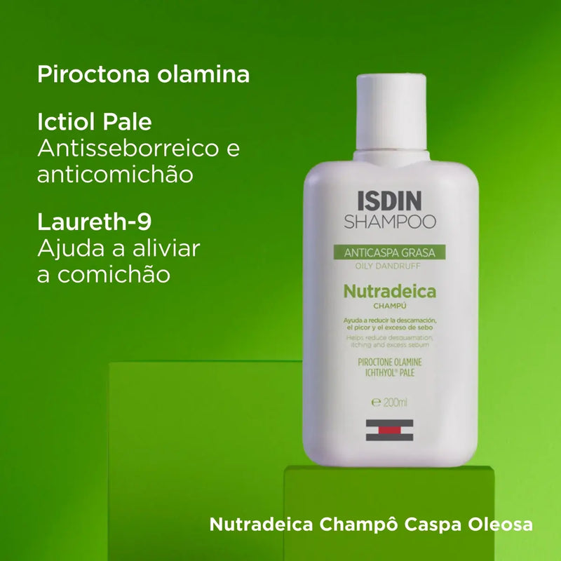 ISDIN Shampoo Anti-Caspa Oleosa