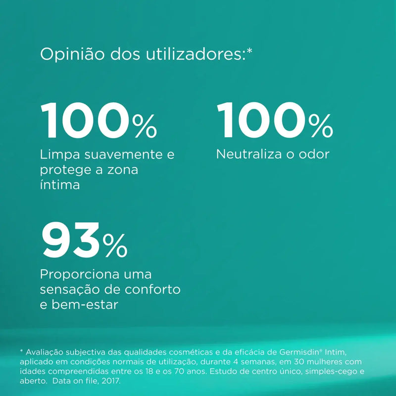 Germisdin Higiene Intima Gel-creme diária, fresca e suave. 500ml