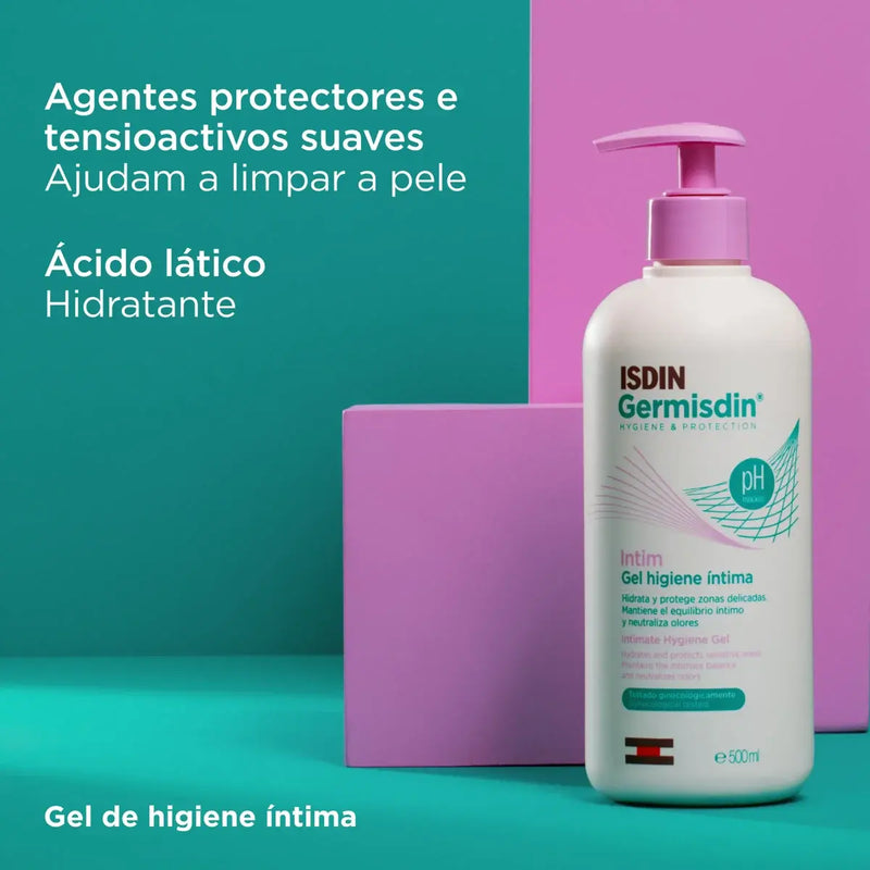 Germisdin Higiene Intima Gel-creme diária, fresca e suave. 500ml
