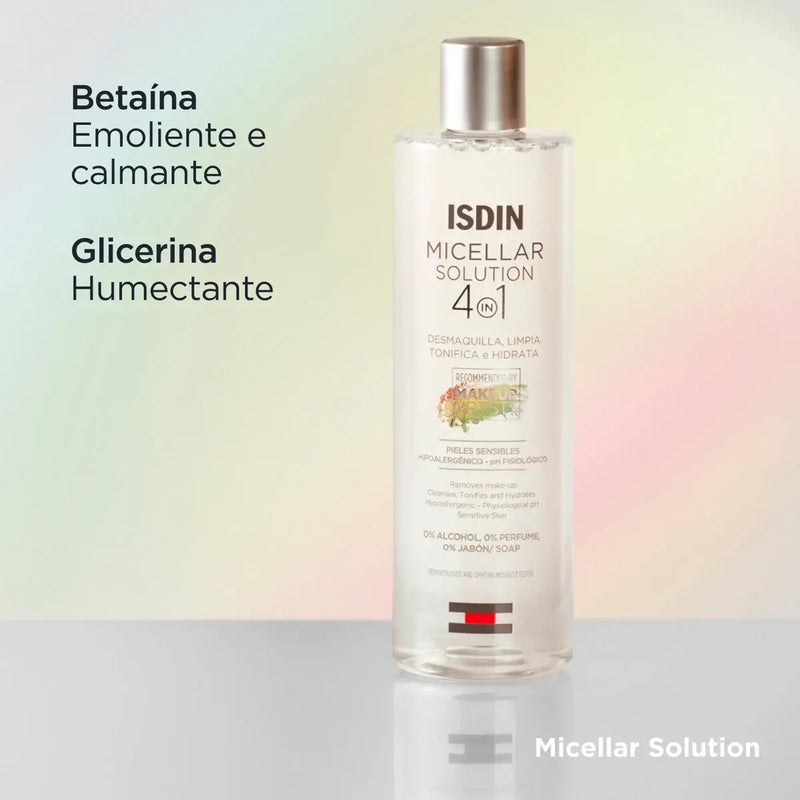Micellar Solution Água micelar 4 em 1: desmaquilha, limpa, tonifica e hidrata