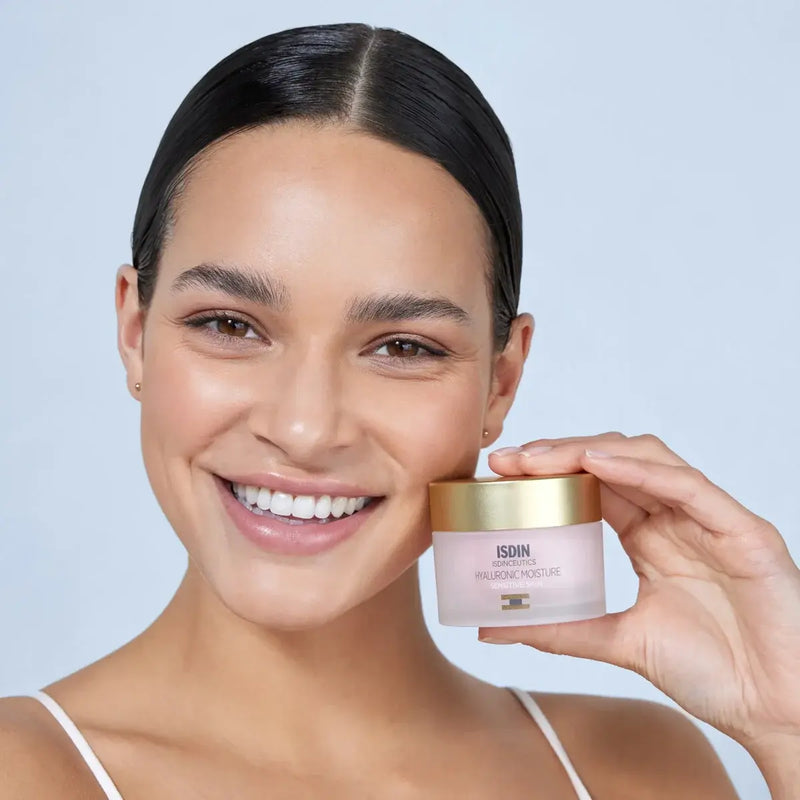 ISDIN Creme Anti-Idade para Pele Sensível Isdinceutics Hyaluronic Moisture Sensitive Skin - 50g