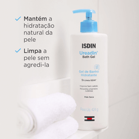 Isdin Ureadin Gel de Banho 424g Kit com 3 Unidades