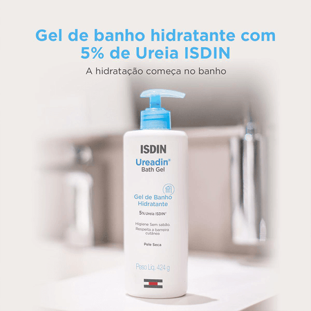 Isdin Ureadin Gel de Banho 424g Kit com 3 Unidades