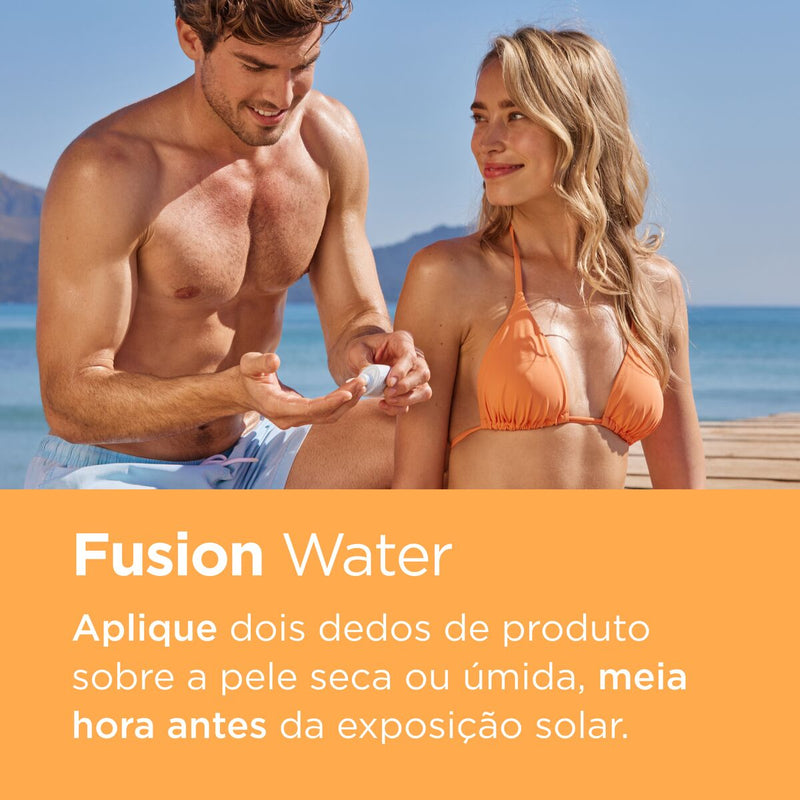 KIT 3 Protetor Solar Facial Isdin Fusion Water 5 Stars FPS 60 30 ml 30 ml